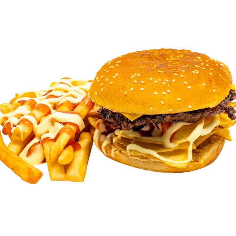 BurgerKid con papas